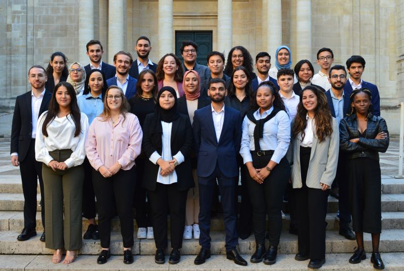 photo d'étudiants de la promotion master 2 TIDE 2022/2023